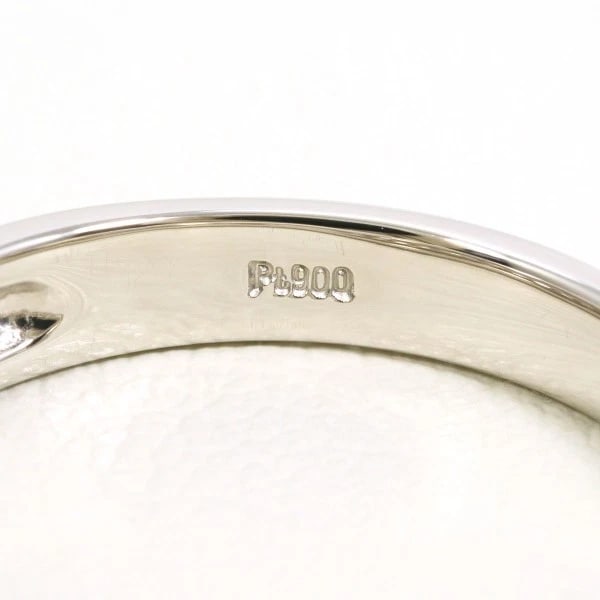 PLATINUM 900 RING DIAMOND - 4