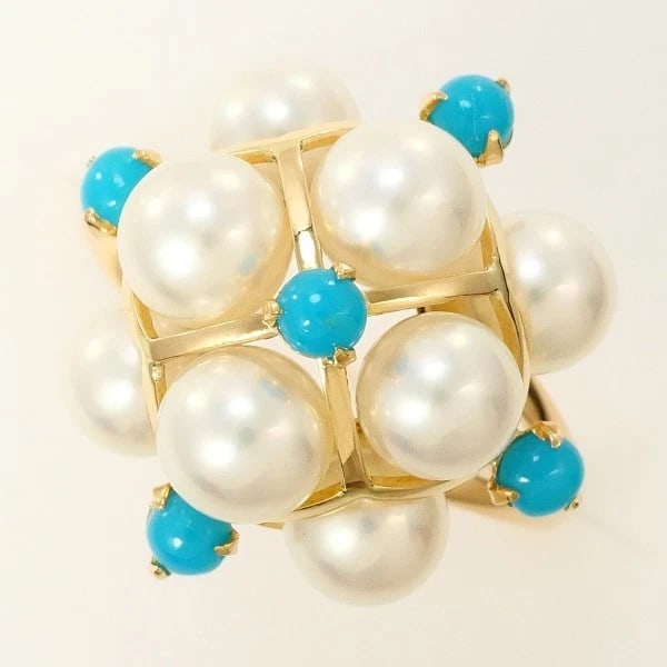 18K YELLOW GOLD RING PEARL: 18K Yellow gold ring Pearl Brand: N/A Type: Ring Material: 18K Yellow Gold Main Stone/Creation Natural Color: Yellow Gold Size: 5 US size Accessories: None Accessories Notice: When purchasing