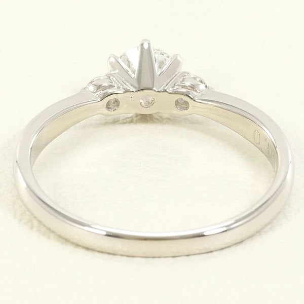 PLATINUM 900 RING DIAMOND - 4