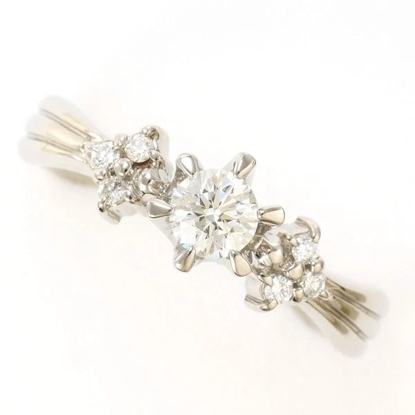 JEWELRY PLATINUM 900 RING DIAMOND (1 of 4)