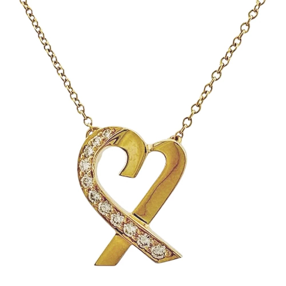TIFFANY&CO. NECKLACE K18 YELLOW GOLD DIAMOND: TIFFANY&Co. Necklace K18 yellow gold diamond Brand: Tiffany&co. Type: Necklace Material: K18 yellow gold Main Stone/Creation Natural Color: gold Size: Total Length:42.5cm Chain width:0.7mm