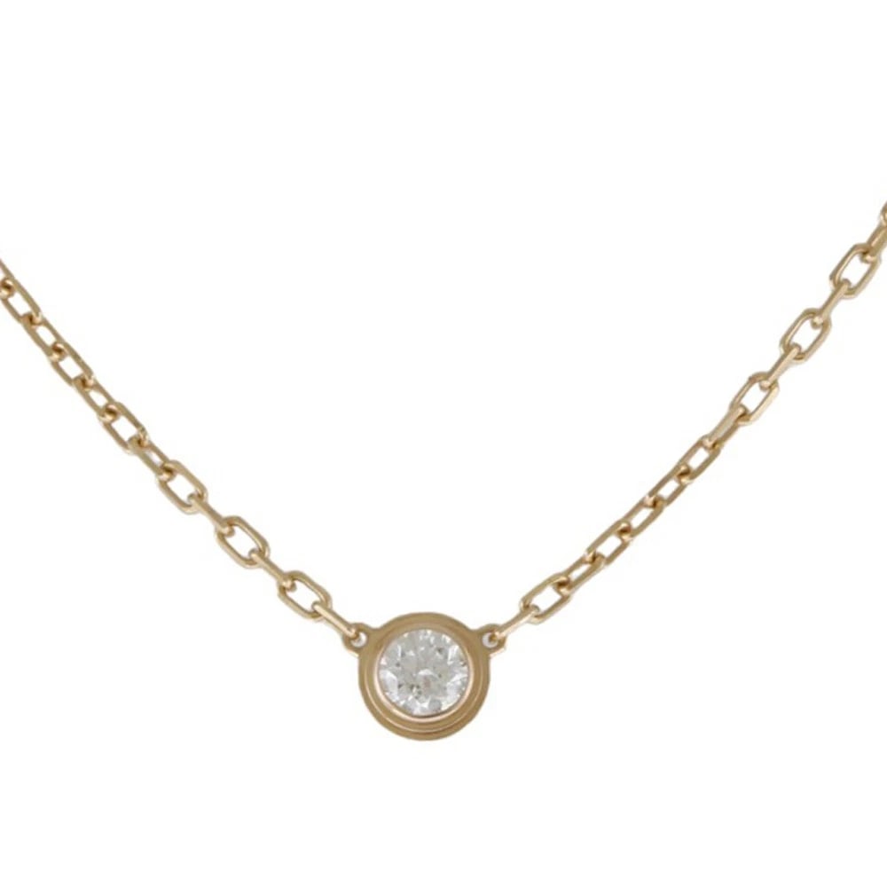 CARTIER NECKLACE K18 PINK GOLD DIAMOND (1 of 4)