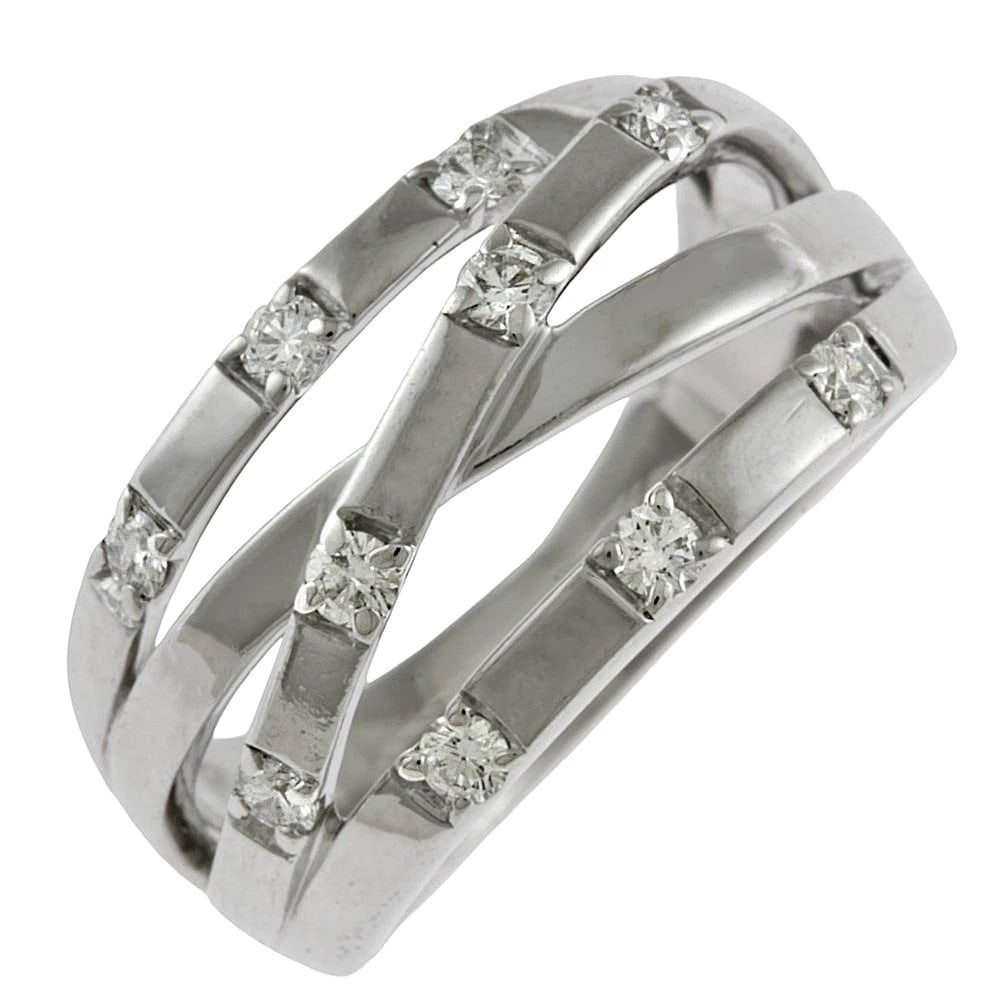 RING K18 WHITE GOLD DIAMOND (1 of 4)
