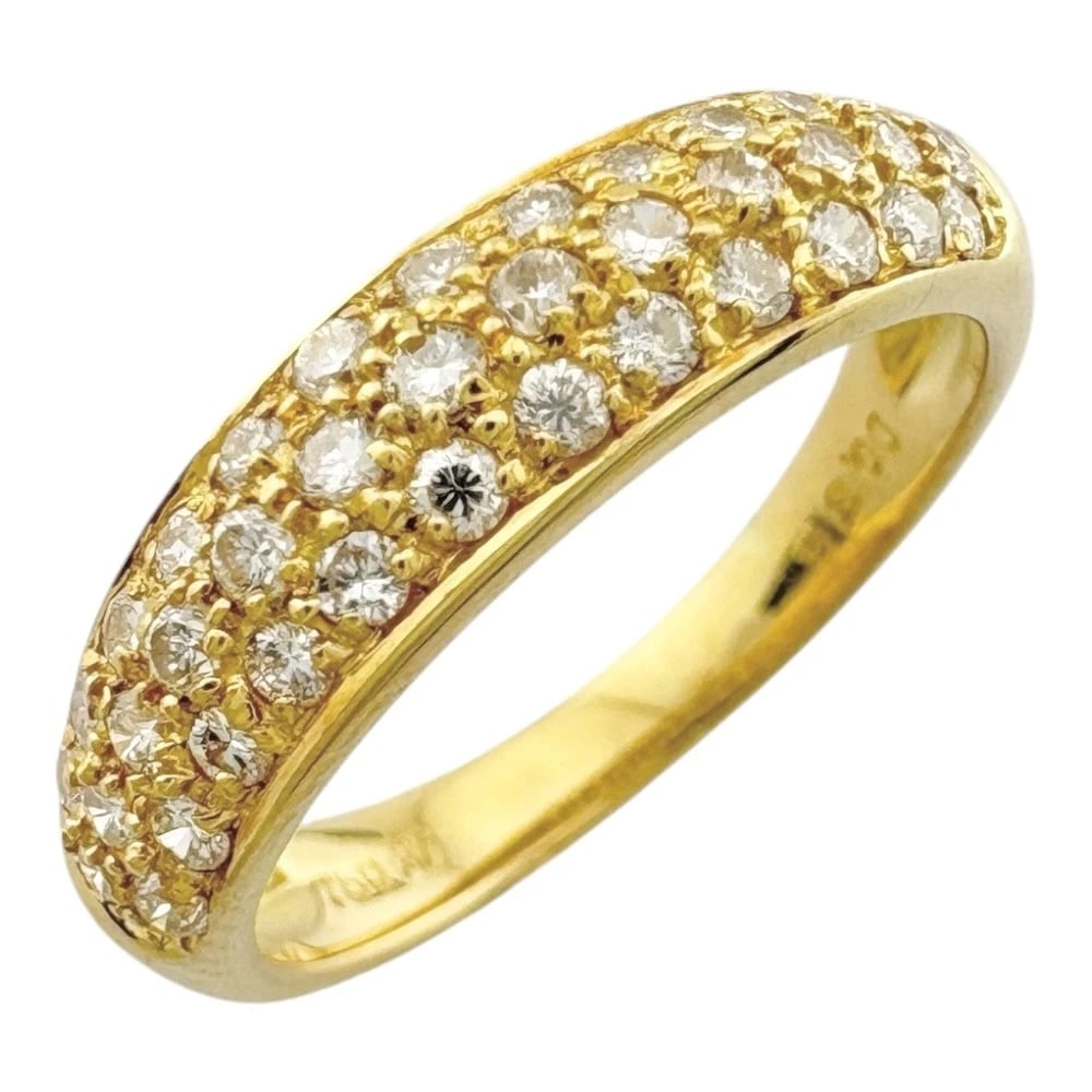 PONTE VECCHIO RING K18 YELLOW GOLD DIAMOND (1 of 3)