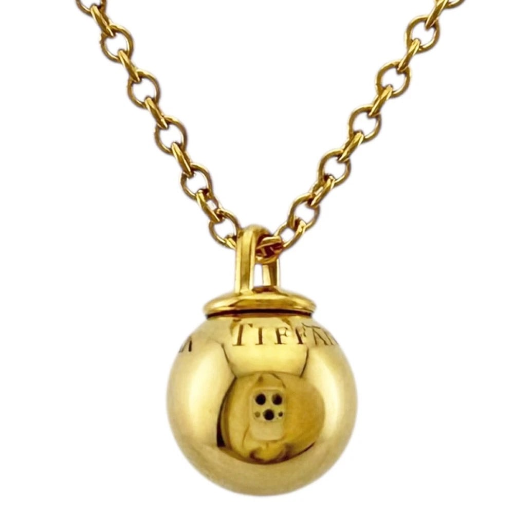 TIFFANY&CO. HARDWARE NECKLACE K18 YELLOW GOLD: TIFFANY&Co. Hardware Necklace K18 yellow gold Brand: Tiffany&co. Type: Necklace Material: K18 yellow gold Color: gold Size: Total Length:46cm Chain width:1.0mm Adjuster can position (distance from