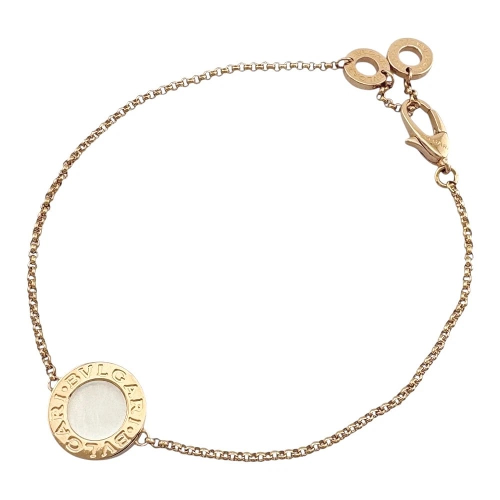 BVLGARI BRACELET K18 PINK GOLD BULGARI: BVLGARI Bracelet K18 Pink Gold Bulgari Brand: BVLGARI Type: Bracelet Material: K18 Pink Gold Color: Pink gold Size: Total Length:18cm High limit:10.5mm Chain width:1.0mm Adjuster can position (dis