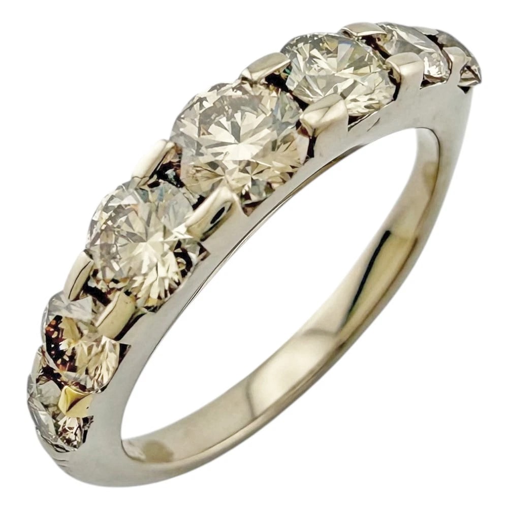 KASHIKEY RING K18 GOLD DIAMOND BROWN DIAMOND: KASHIKEY Ring K18 Gold diamond Brown Diamond Brand: KASHIKEY Type: Ring Material: K18 Gold Main Stone/Creation Natural Color: Brown gold Size: 5 Accessories: None Accessories Notice: When