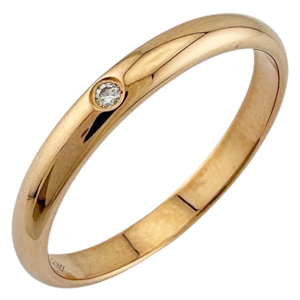 CARTIER RING K18 PINK GOLD DIAMOND: CARTIER Ring K18 Pink Gold diamond Brand: CARTIER Type: Ring Material: K18 Pink Gold Main Stone/Creation Natural Color: Pink gold Size: 6 Accessories: None Accessories Notice: When purchas