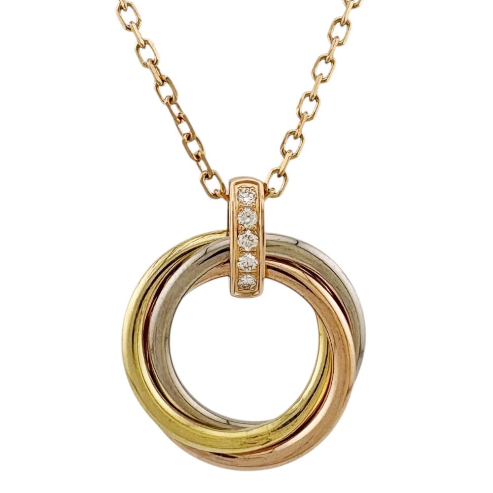 CARTIER NECKLACE K18 PINK GOLD K18 YELLOW GOLD (1 of 3)