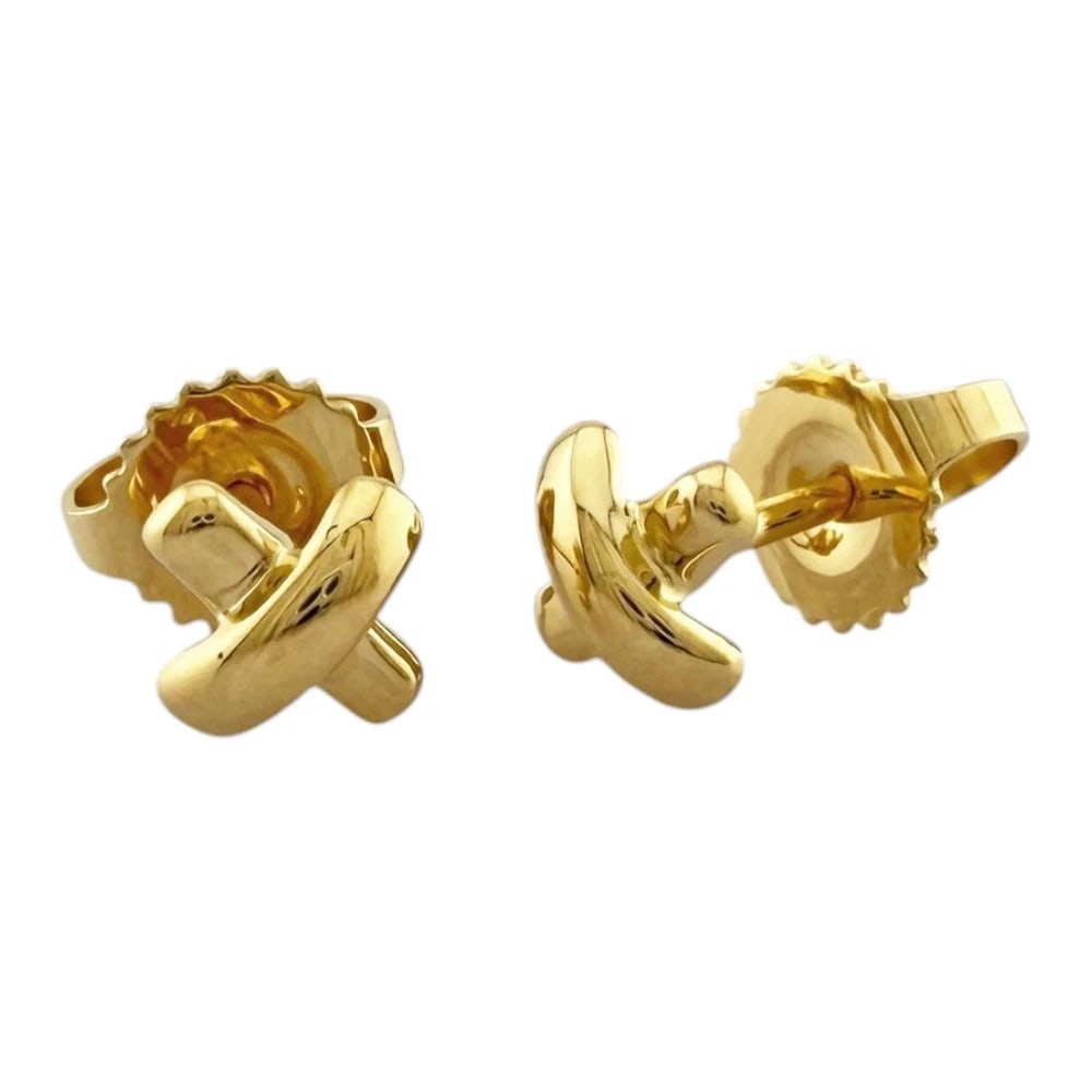 TIFFANY&CO. EARRING K18 YELLOW GOLD (1 of 3)