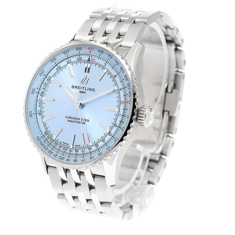 BREITLING NAVITIMER ICE BLUE WATCH - 2