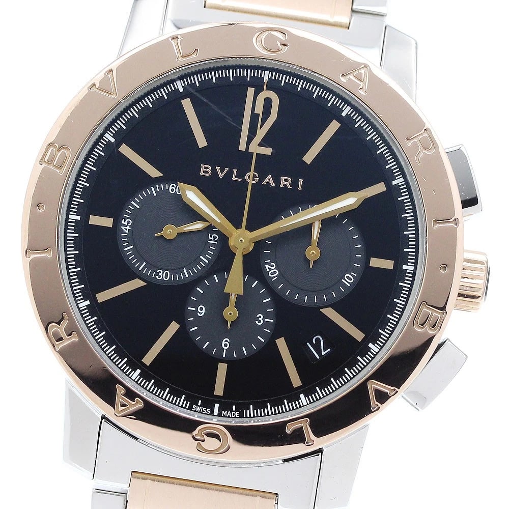 BVLGARI DATE CHRONOGRAPH WATCH (1 of 5)