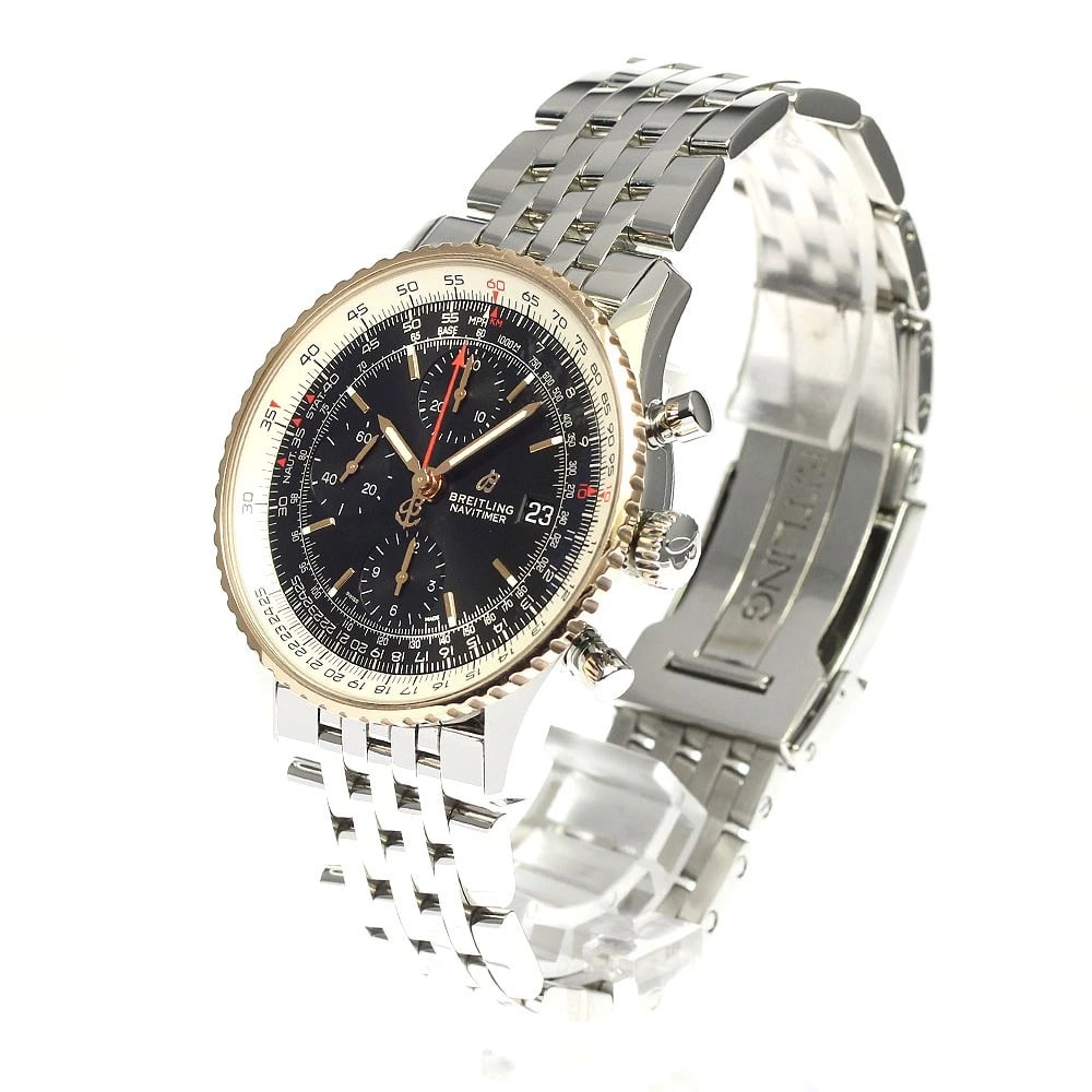 BREITLING NAVITIMER CHRONOGRAPH DATE BLACK DIAL - 2