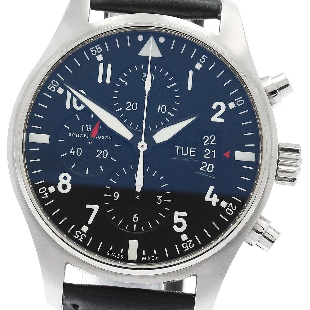 IWC SCHAFFHAUSEN PILOT WATCH CHRONOGRAPH DAY DATE (1 of 2)