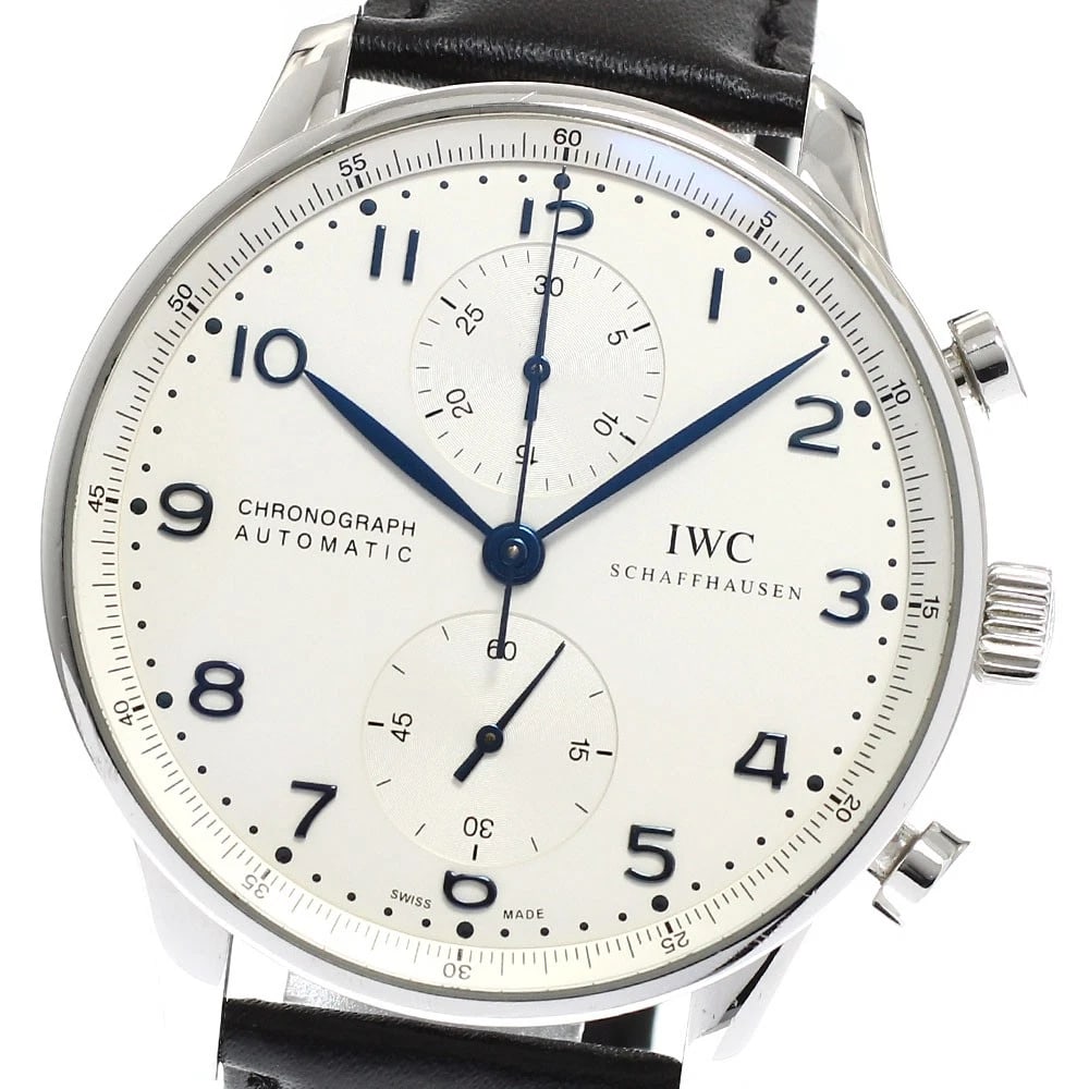 IWC SCHAFFHAUSEN PORTUGESE CHRONOGRAPH WATCH (1 of 2)