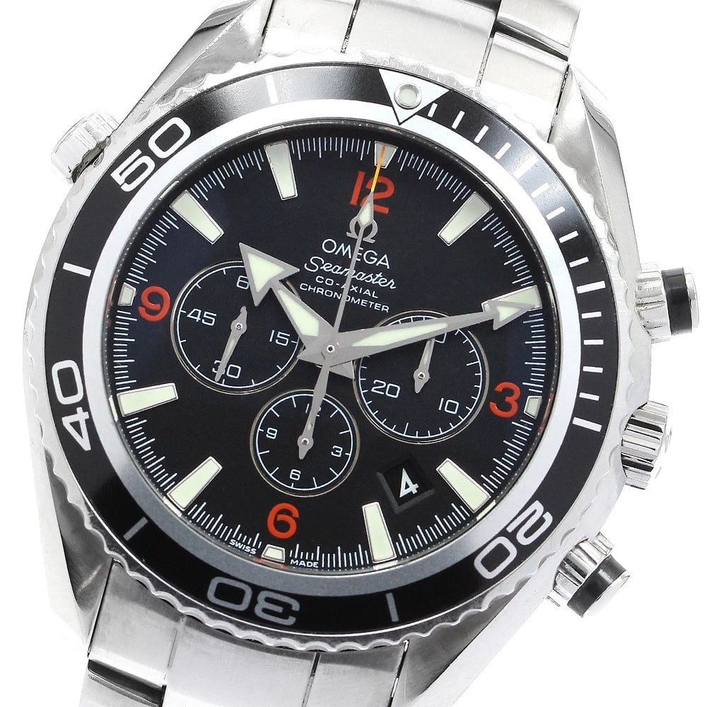 OMEGA SEAMASTER PLANET OCEAN DATE CHRONOGRAPH WATCH (1 of 4)