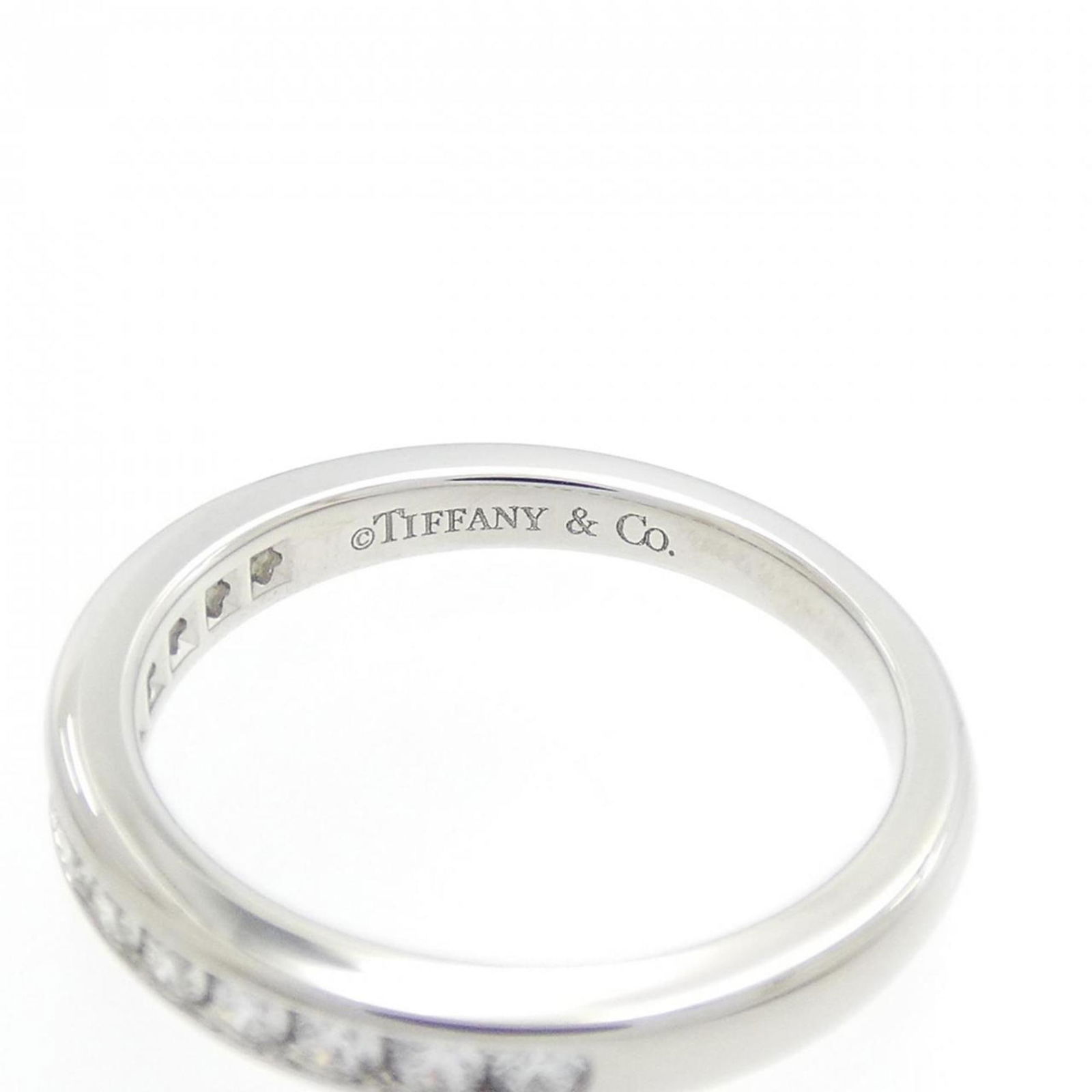 TIFFANY HALF CIRCLE CHANNEL SETTING RING - 4