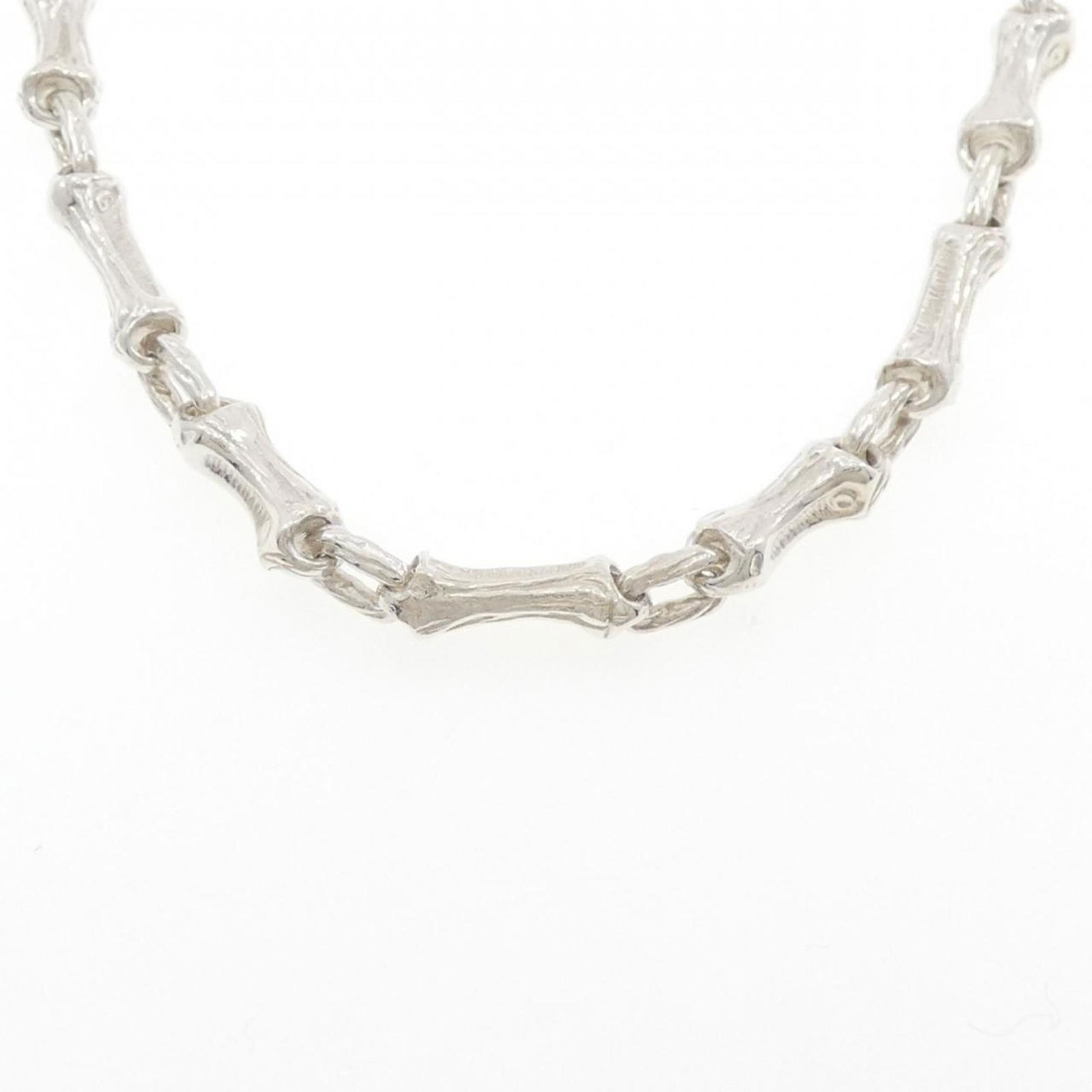 TIFFANY BAMBOO NECKLACE: TIFFANY Bamboo Necklace Brand: Tiffany Type: Necklace Material: Silver 925 Color: Silver Size: Neck Circumference 42 cm / 16.53'' Accessories: None Accessories Notice: When purchasing