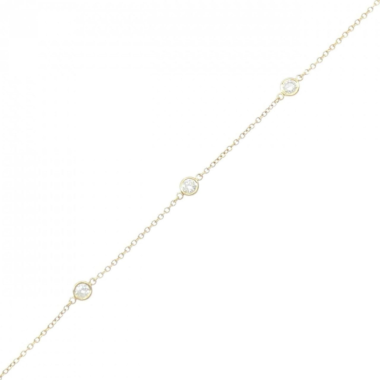 TIFFANY 5P BRACELET: TIFFANY 5P Bracelet Brand: Tiffany Type: Charm bracelet Material: Yellow gold (18K) Color: Yellow gold Size: Length 18cm / 7.08'' Accessories: None Accessories Notice: When purchasing
