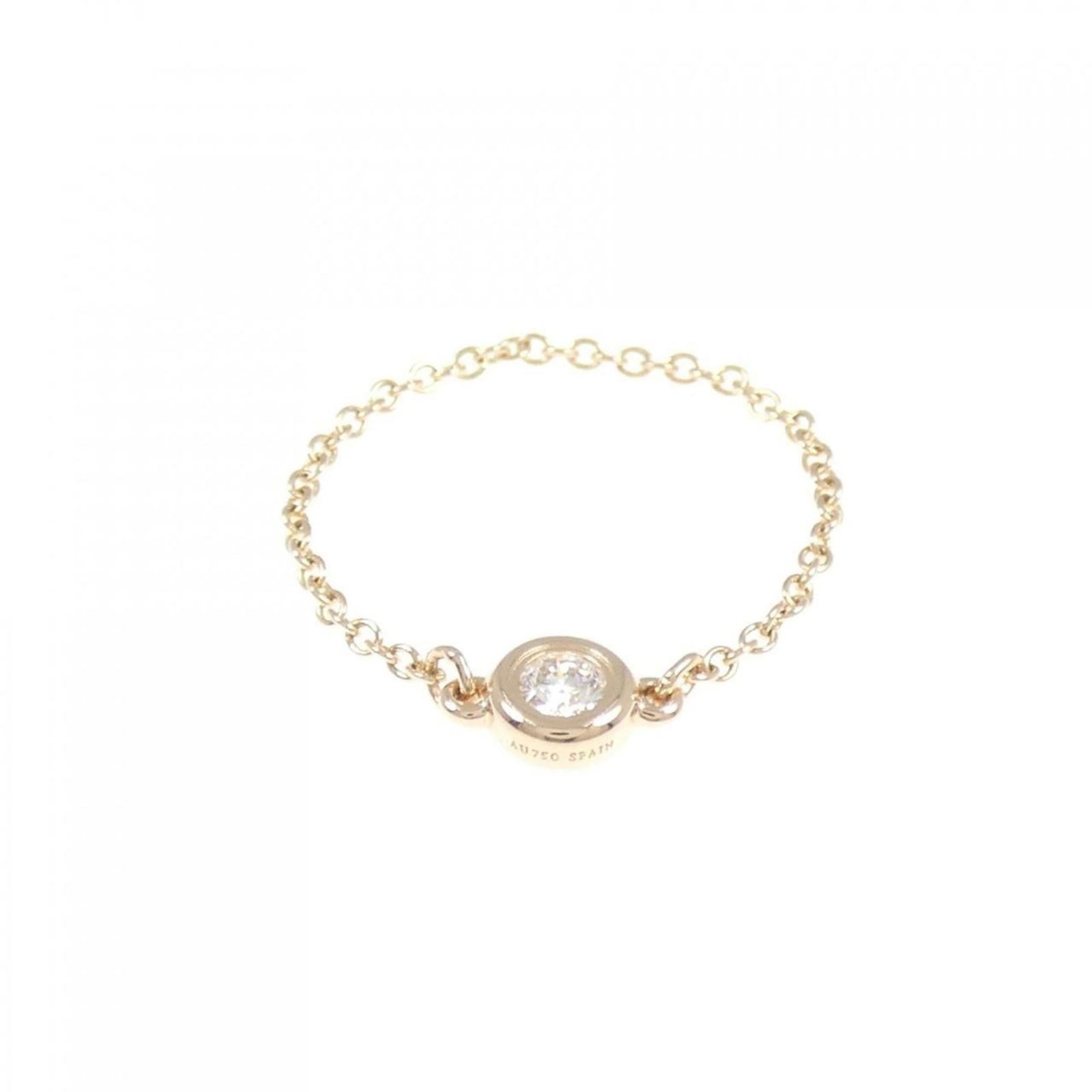 TIFFANY RING: TIFFANY Ring Brand: Tiffany Type: Band ring Material: Pink gold (18K) Color: Pink gold Size: 6 US Accessories: None Accessories Notice: When purchasing pre-owned goods, please refer to the