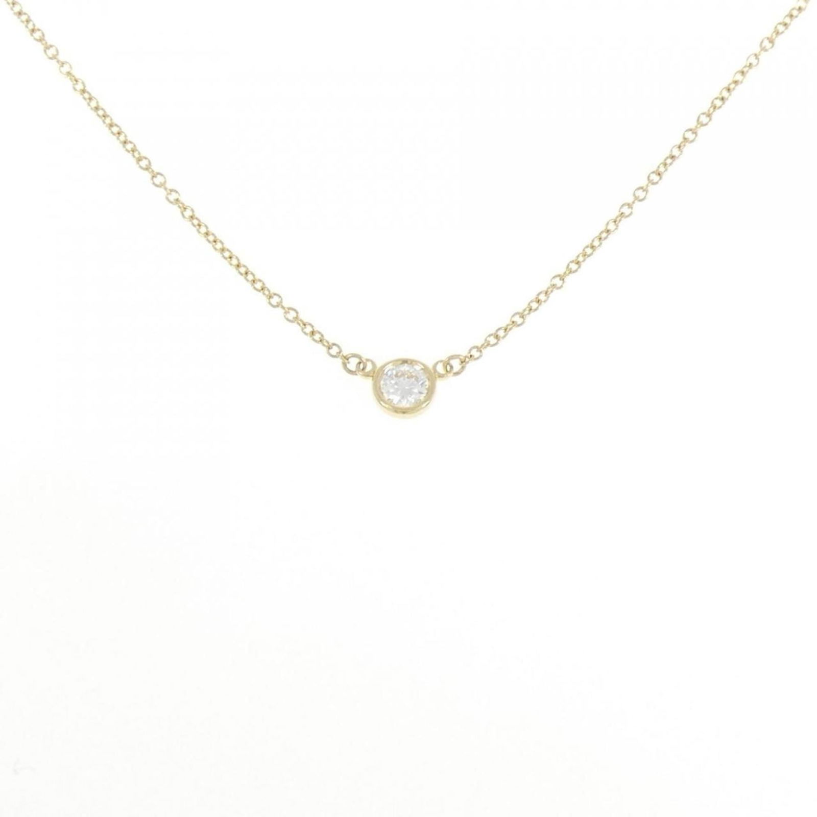 TIFFANY NECKLACE: TIFFANY necklace Brand: Tiffany Type: Necklace Material: Yellow gold (18K) Color: Yellow gold Size: Neck Circumference 41 cm / 16.14'' Pendant Size 4.8mm / 0.18'' Accessories: None