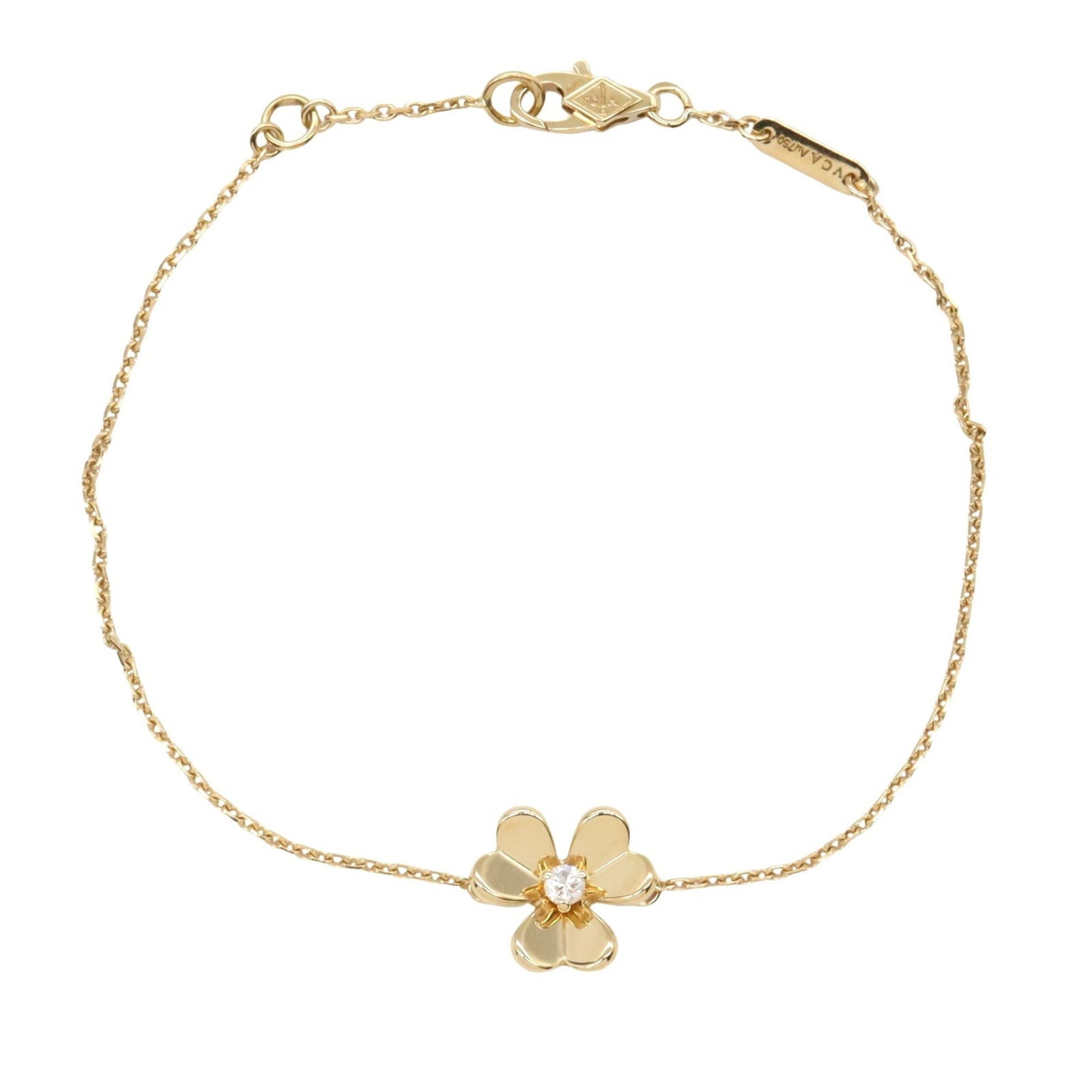 VAN CLEEF & ARPELS FRIVOLE DIAMOND BRACELET (1 of 2)