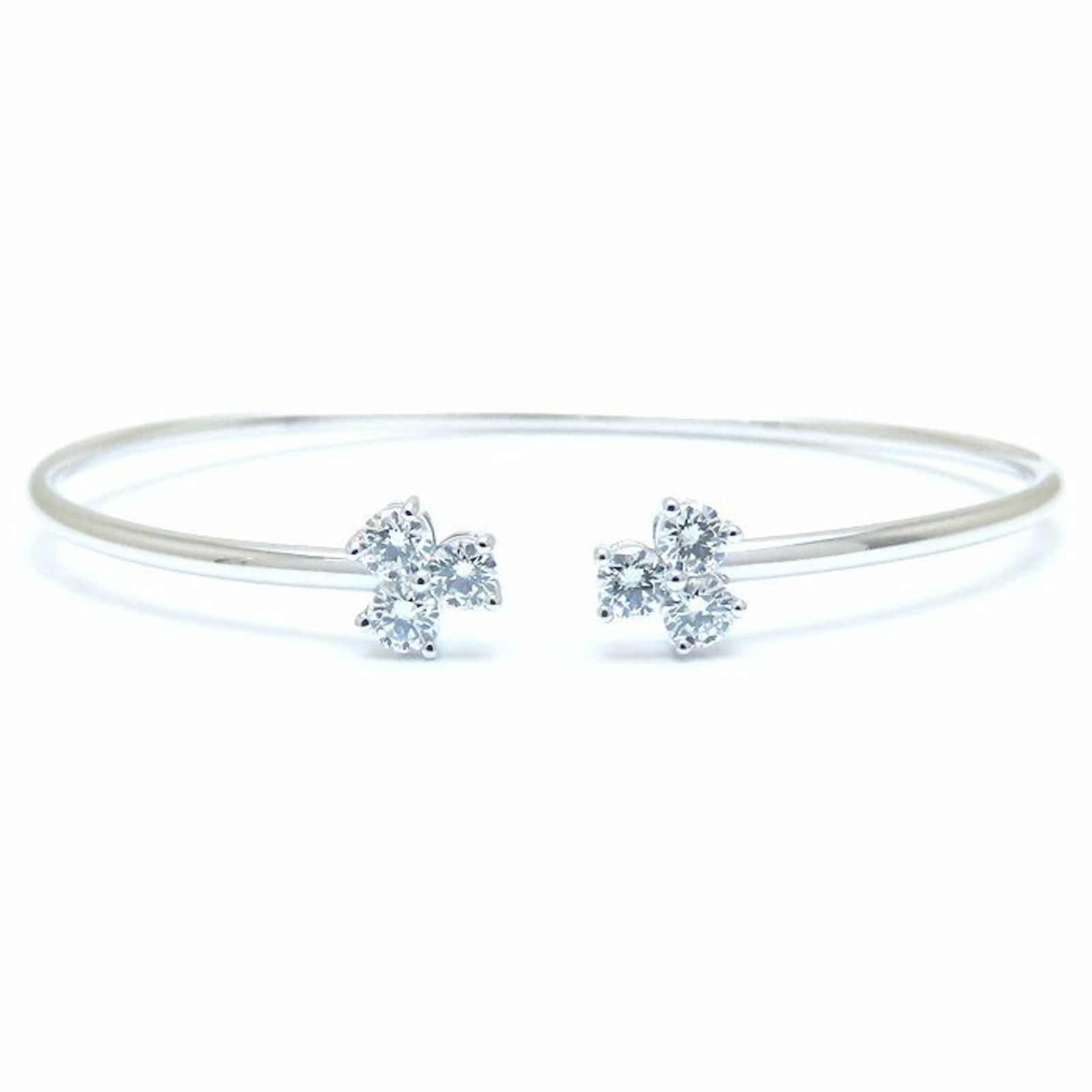 TIFFANY ARIA WIRE DIAMOND BANGLE - 3