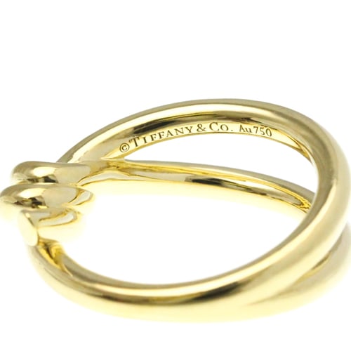 TIFFANY KNOT DOUBLE ROW RING - 7