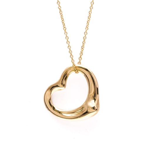 TIFFANY OPEN HEART PINK GOLD (18K) PENDANT NECKLACE: TIFFANY Open Heart Pink Gold (18K) Pendant Necklace Brand: Tiffany Type: Pendant necklace Material: Pink gold (18K) Color: Pink Gold Size: Neck Circumference 40.5 cm / 15.94'' Pendant Size 21.5mm