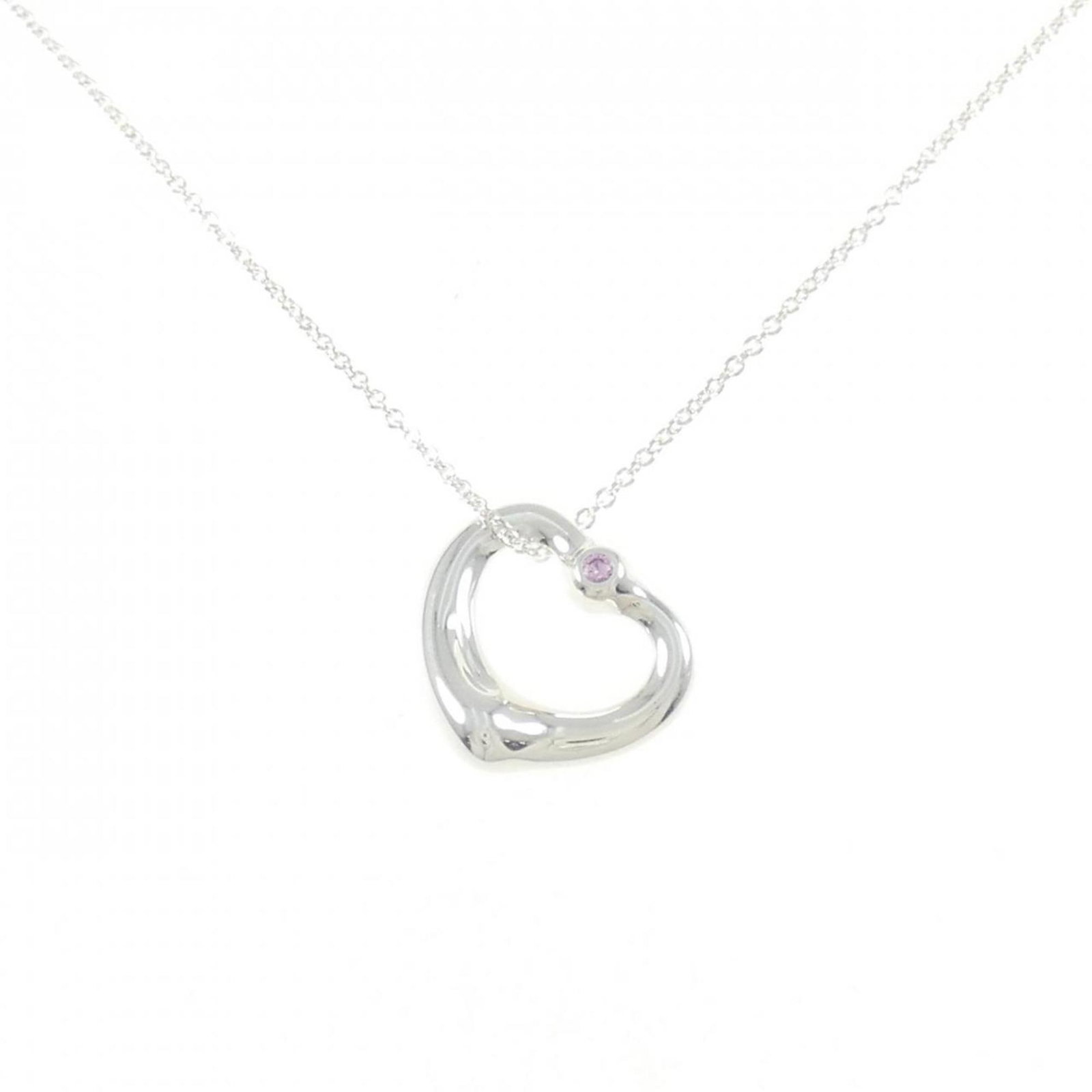 TIFFANY OPEN HEART NECKLACE: TIFFANY open heart necklace Brand: Tiffany Type: Necklace Material: Silver 925 Color: Silver Size: Neck Circumference 40 cm / 15.74'' Pendant Size 14.8mm x 14.5mm / 0.58'' x 0.57'' 
