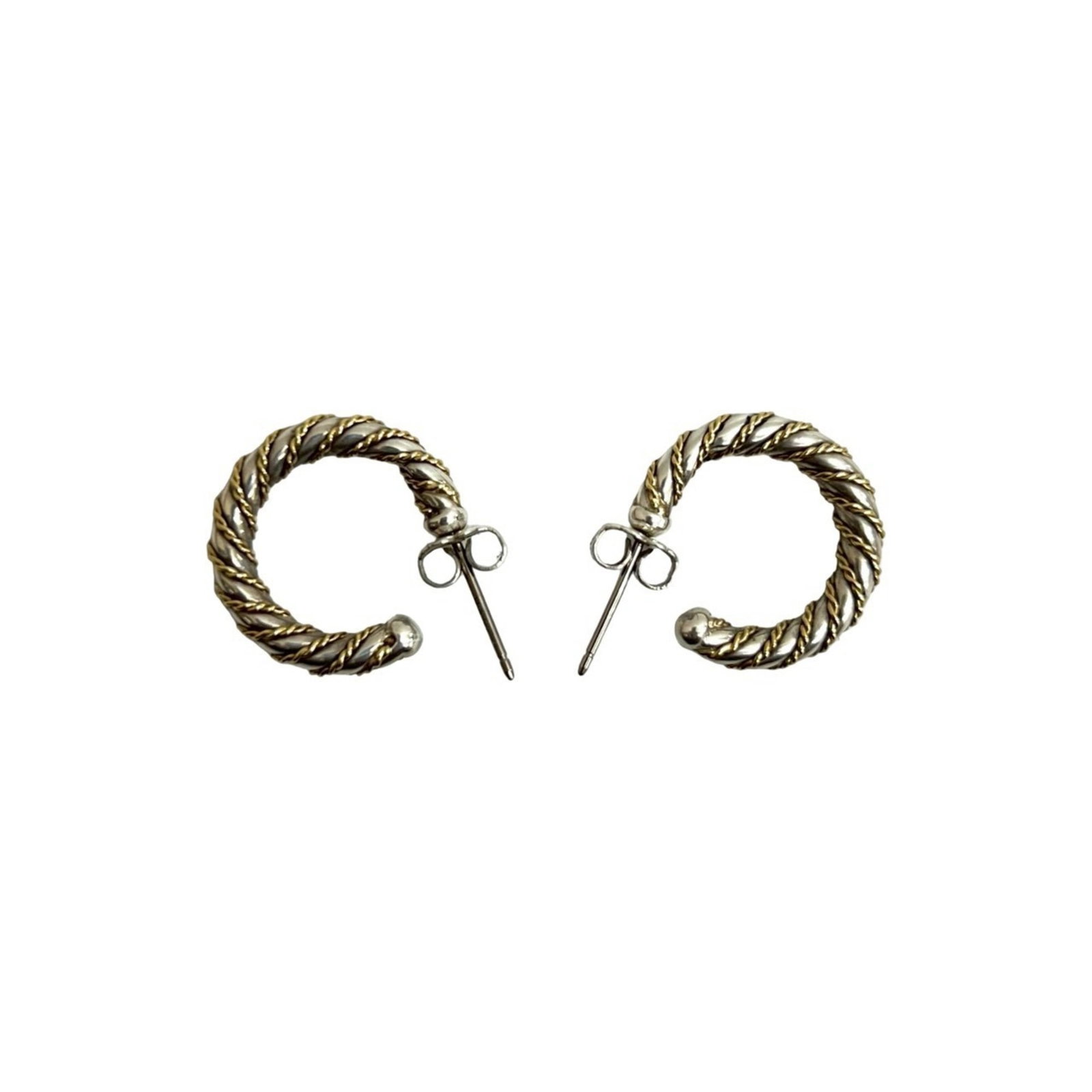 TIFFANY TWIST COMBINATION HOOP EARRINGS (1 of 2)