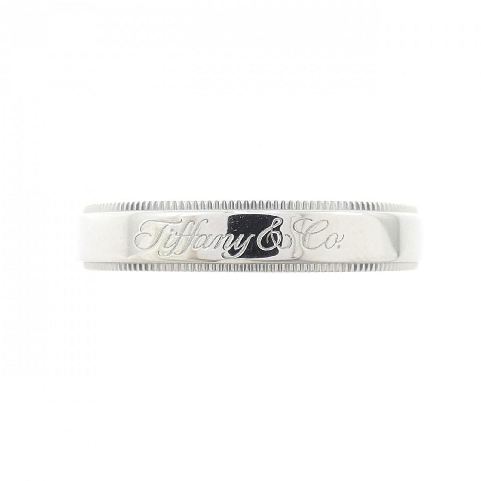 TIFFANY NOTES MILGRAIN EDGE RING - 2