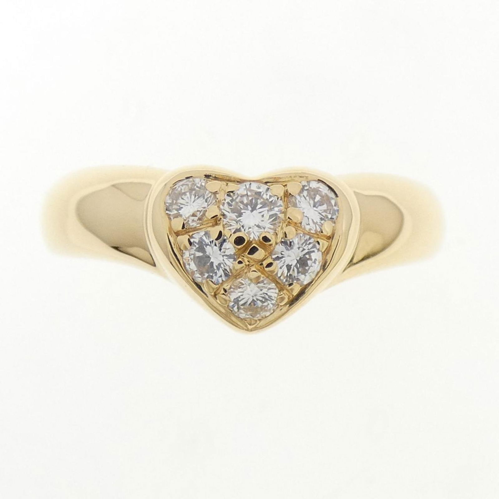 TIFFANY PAVE HEART RING - 2