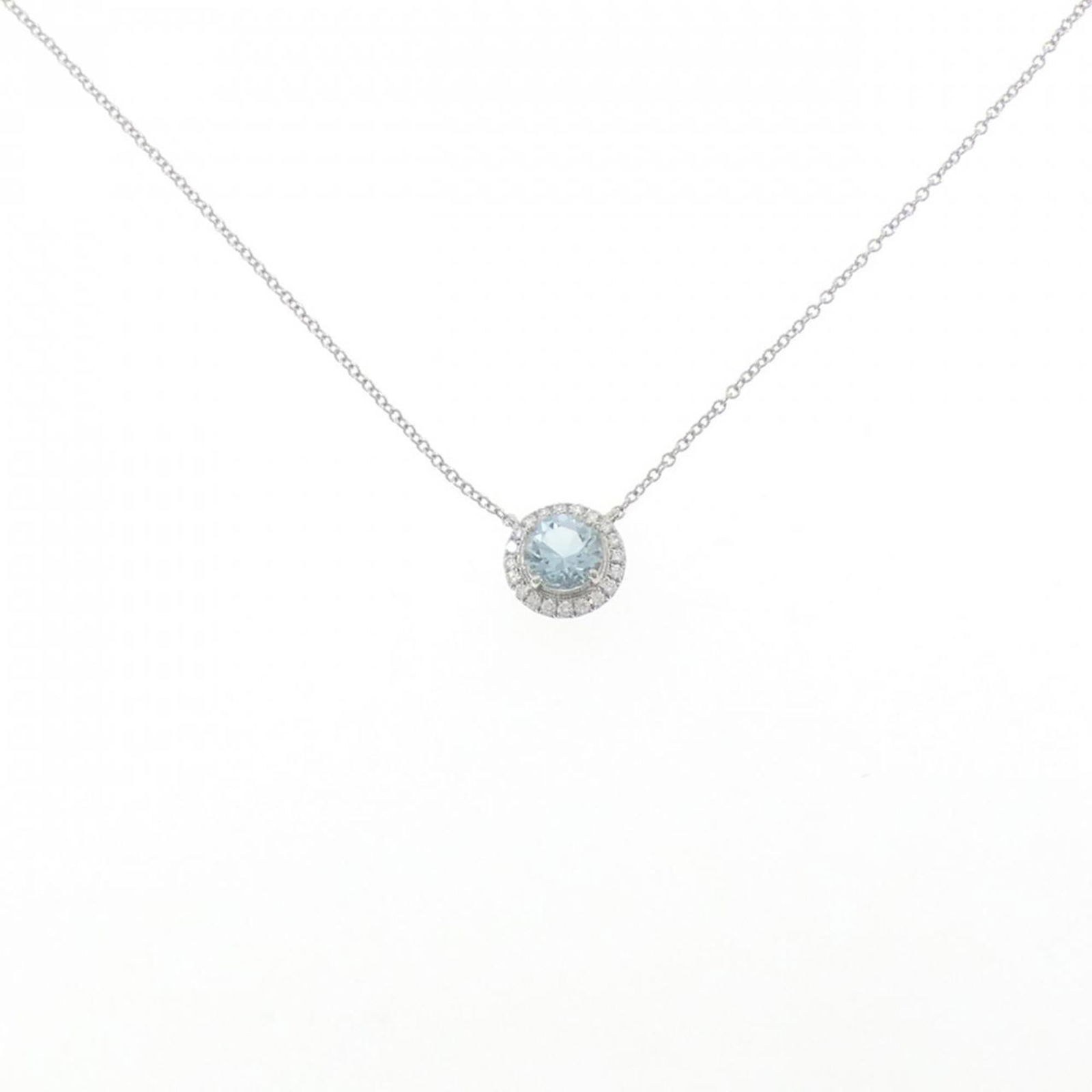 TIFFANY SOLESTE NECKLACE: TIFFANY Soleste Necklace Brand: Tiffany Type: Necklace Material: Platinum 950 Color: Platinum Size: Neck Circumference 41 cm / 16.14'' Pendant Size 9.3mm / 0.36'' Accessories: None