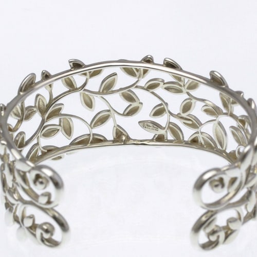 TIFFANY OLIVE LEAF BANGLE SILVER 925 - 3