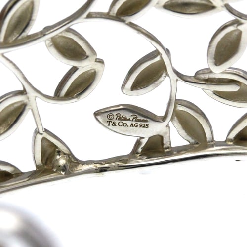 TIFFANY OLIVE LEAF BANGLE SILVER 925 - 4