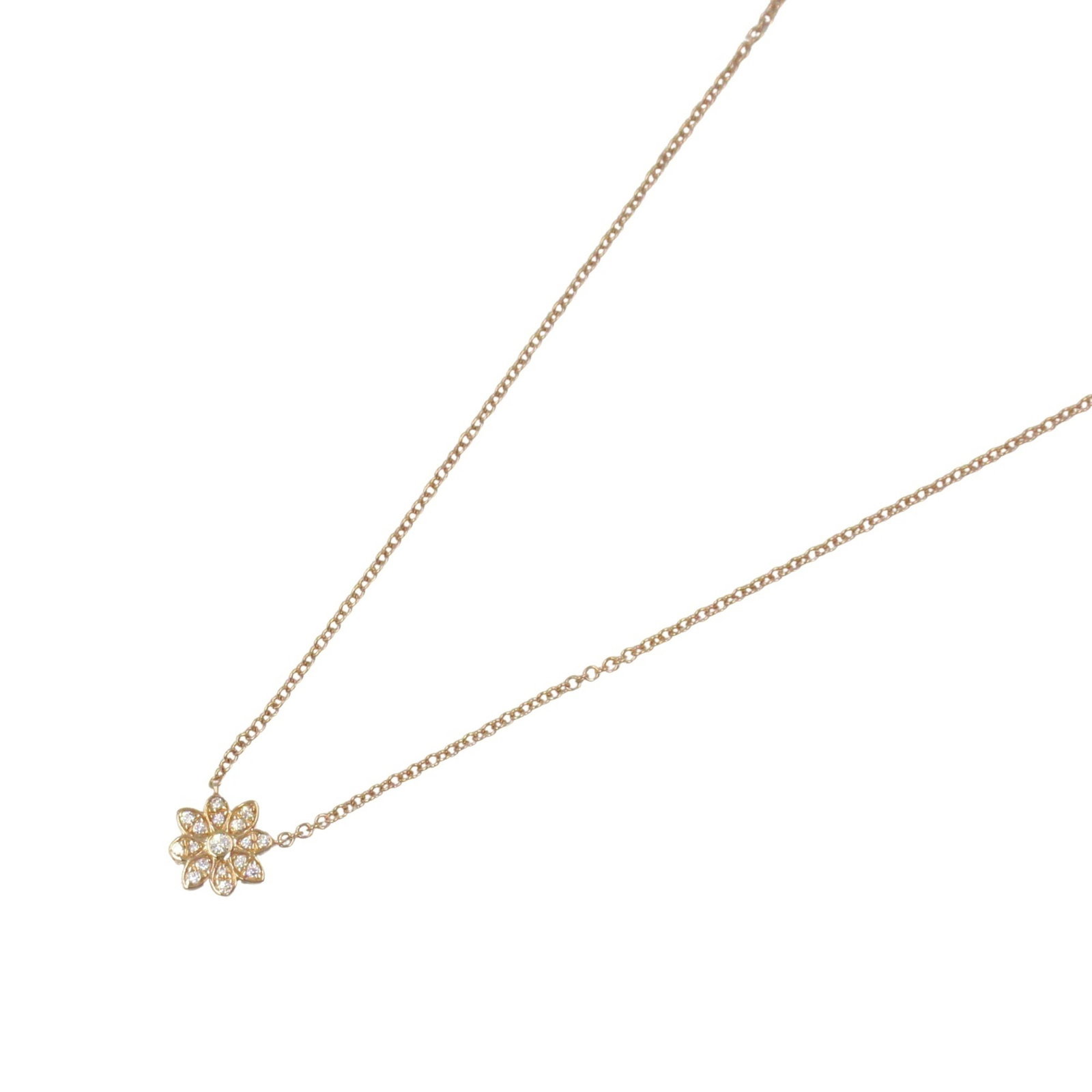 TIFFANY & CO. ENCHANT NECKLACE DIAMOND: Tiffany & Co. Enchant Necklace Diamond Brand: Tiffany Type: Necklace Material: 18KPGPink gold Color: Pink gold Size: Neck Circumference 40.5 cm / 15.94'' Pendant Size 8.2mm x 8.2mm / 0.32'' x