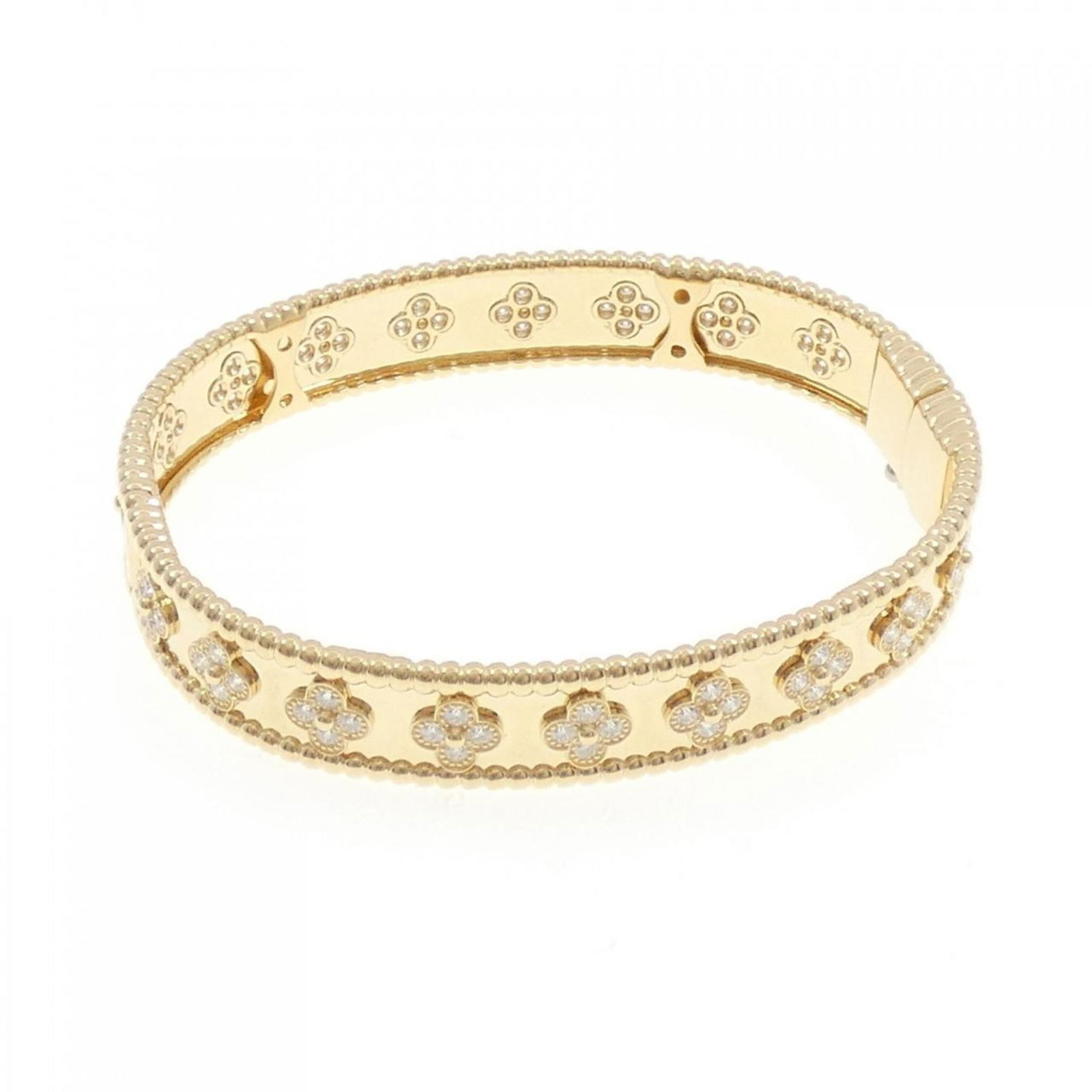 VAN CLEEF & ARPELS PERLÉE CLOVER BANGLE - 3