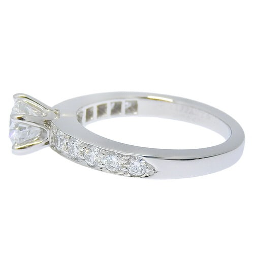 TIFFANY & CO. SOLITAIRE RING - 4