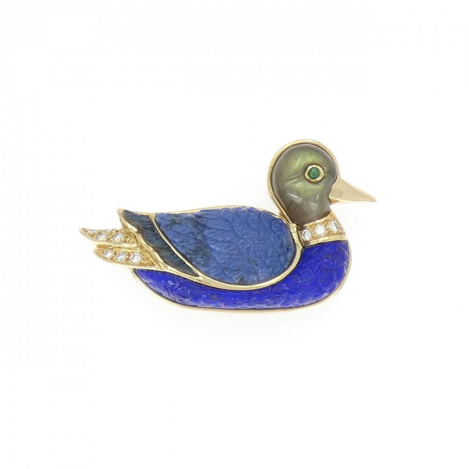 VAN CLEEF & ARPELS COLORED STONE BROOCH (1 of 2)