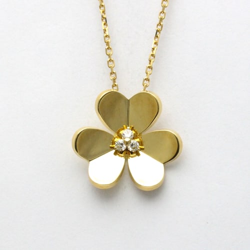 VAN CLEEF & ARPELS FRIVOLE DIAMOND NECKLACE: Van Cleef & Arpels Frivole Diamond Necklace, Brand: Van Cleef & Arpels Type: Pendant necklace Material: Yellow gold (18K) Color: Gold Size: Neck Circumference 37 cm - 41 cm / 14.56'' - 16.14''