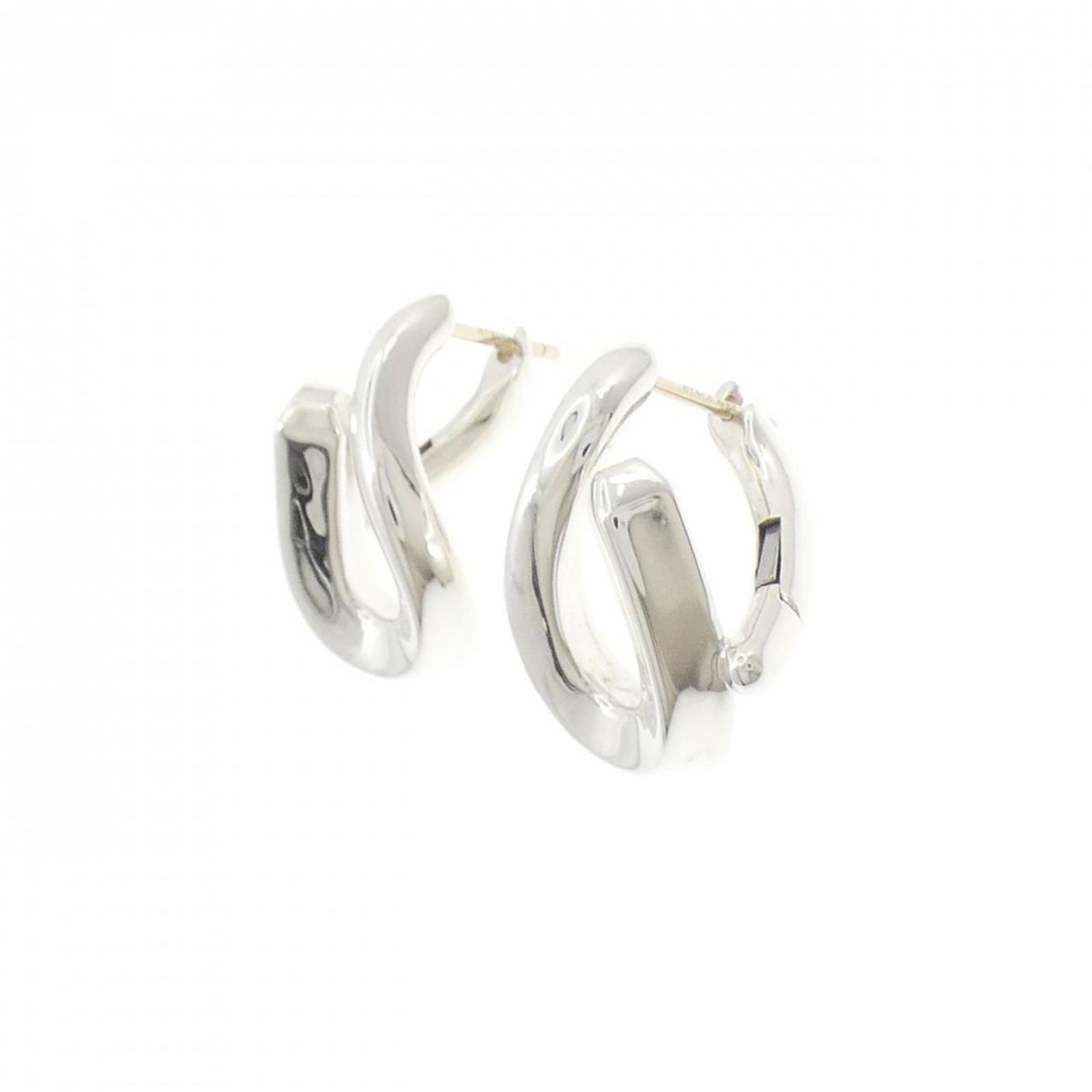 TIFFANY FORGE SINGLE LINK EARRINGS - 2