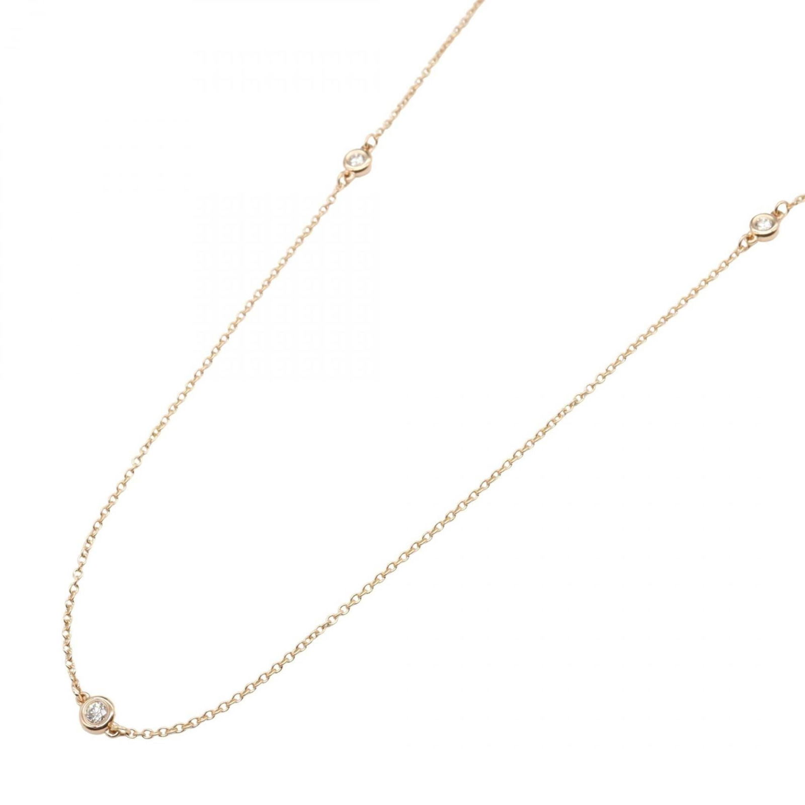 TIFFANY & CO. SPRINKLE NECKLACE: Tiffany & Co. Sprinkle Necklace, Brand: Tiffany Type: Necklace Material: Pink gold (18K) Color: Clear, Gold Size: Neck Circumference 81.5 cm / 32.08'' Pendant Size 3.8mm x 3.8mm / 0.14'' x