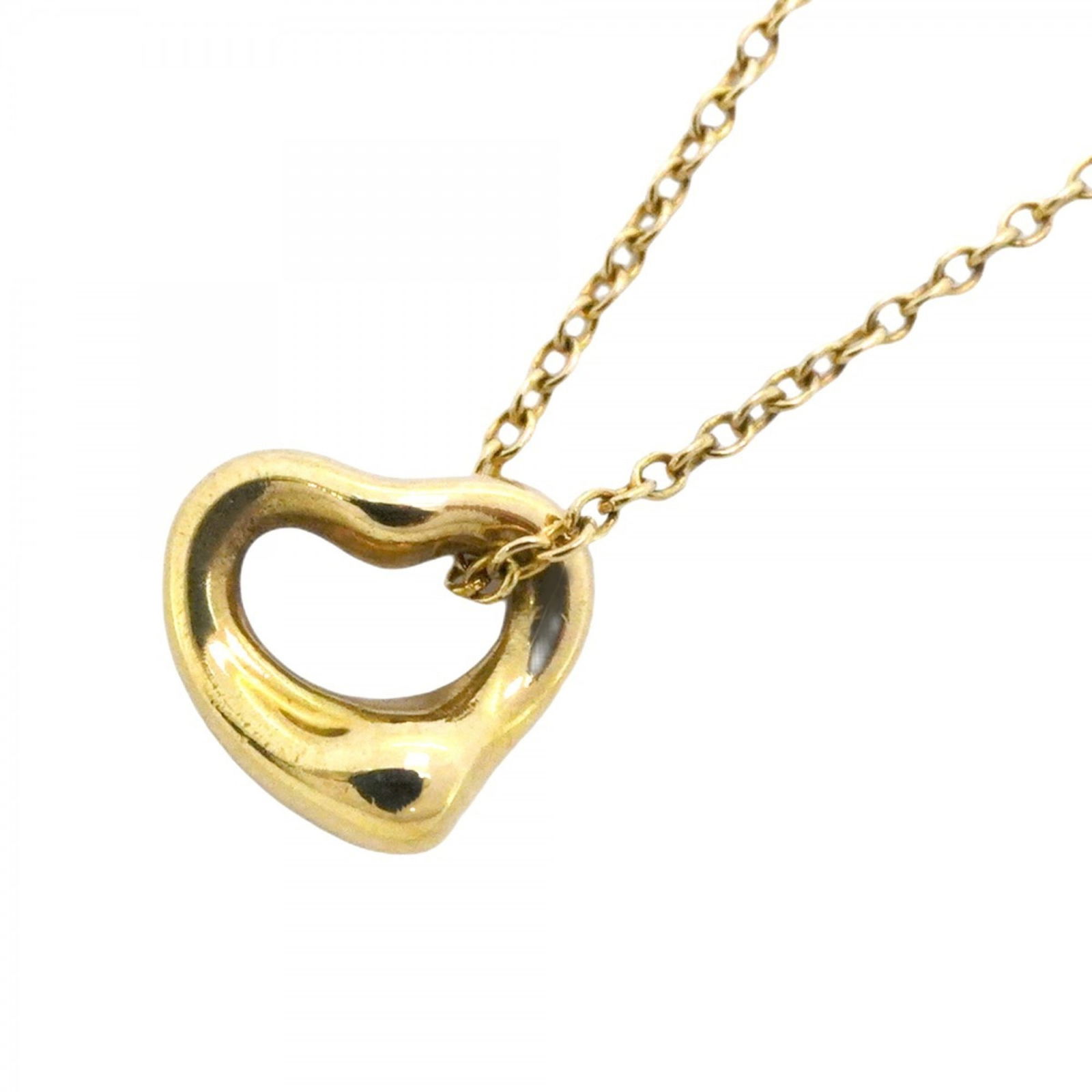 TIFFANY HEART NECKLACE IN 18KYG YELLOW GOLD: TIFFANY Heart Necklace in 18KYG Yellow Gold Brand: Tiffany Type: Necklace Material: Yellow gold (18K) Color: Yellow gold Size: Neck Circumference 43 cm / 16.92'' Pendant Size 6.2mm x 6.9mm /