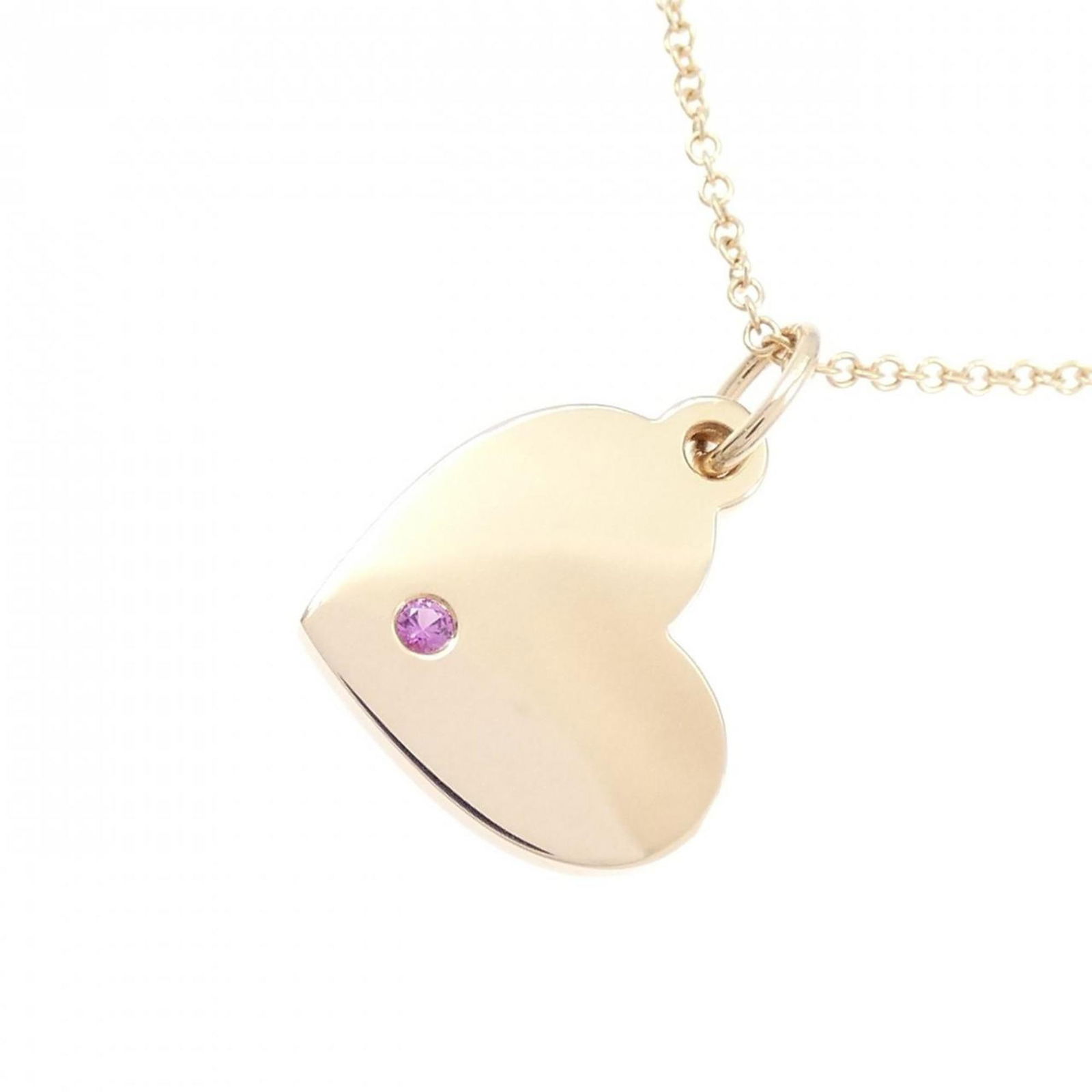 TIFFANY HEART RUBY NECKLACE - 3