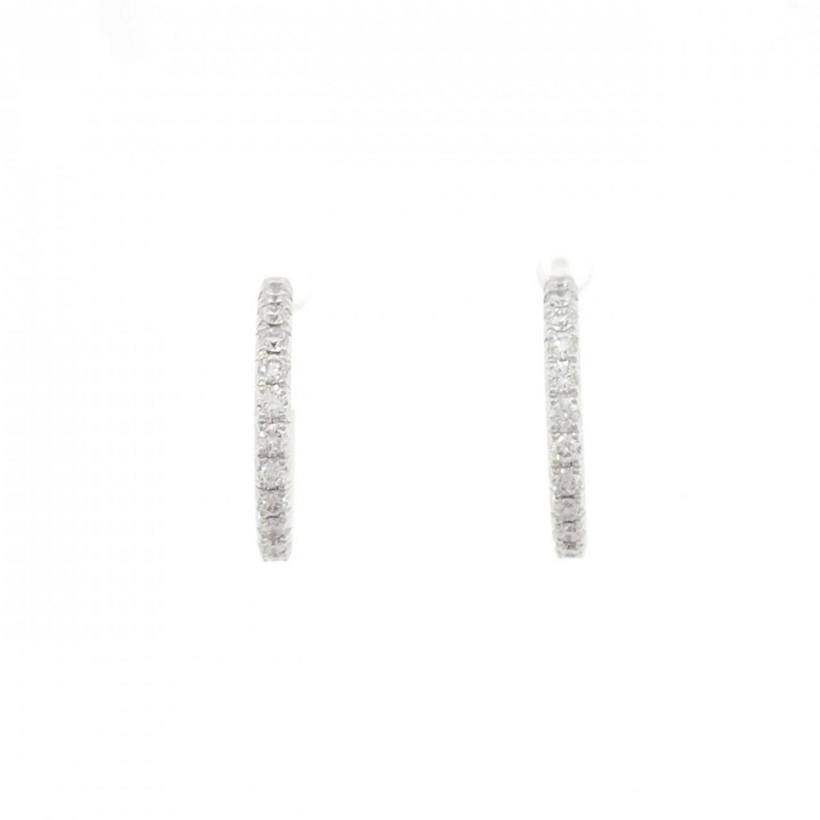 TIFFANY METRO SMALL HOOP EARRINGS: TIFFANY Metro small hoop earrings Brand: Tiffany Type: Stud earrings Material: White gold (18K) Color: White gold Size: (HxWxD) 13.50mm x 1.60mm / 0.53'' x 0.06'' Accessories: None