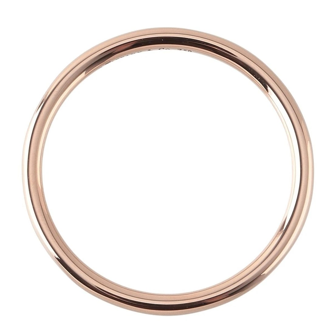 TIFFANY & CO. FOREVER CLASSIC BAND WEDDING RING K18 ROSE GOLD (1 of 3)