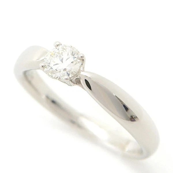 TIFFANY & CO. HARMONY DIAMOND SOLITAIRE RING PT950: Tiffany & Co. Harmony Diamond Solitaire Ring Pt950 Brand: Tiffany & Co. Type: Ring Material: Platinum Main Stone/Creation Natural Color: Silver Size: 3.25 US Accessories: None Accessories