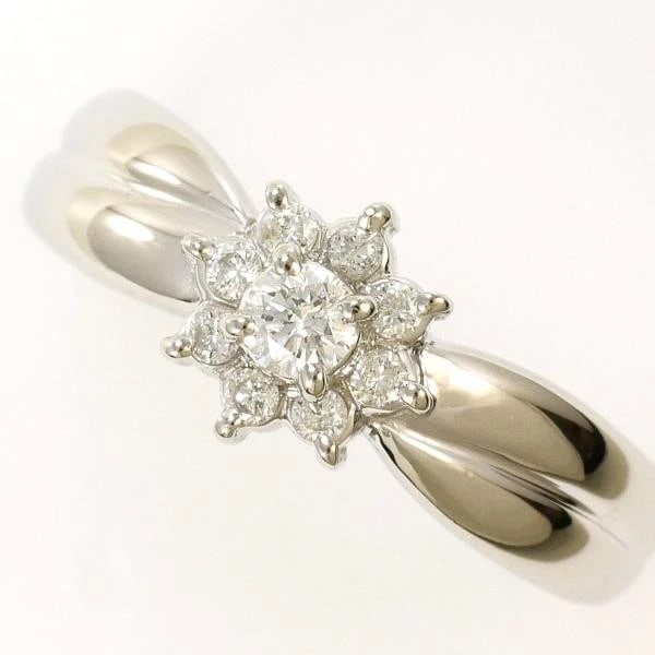 PLATINUM 900 RING DIAMOND: Platinum 900 ring Diamond Brand: N/A Type: Ring Material: Platinum PT900 Main Stone/Creation Natural Color: Platinum Size: 6-6.5 US Accessories: None Accessories Notice: When purchasing pr