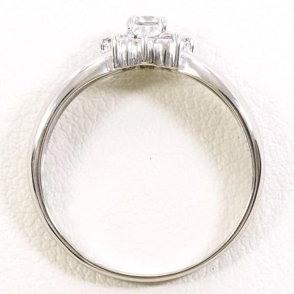 PLATINUM 900 RING DIAMOND - 2